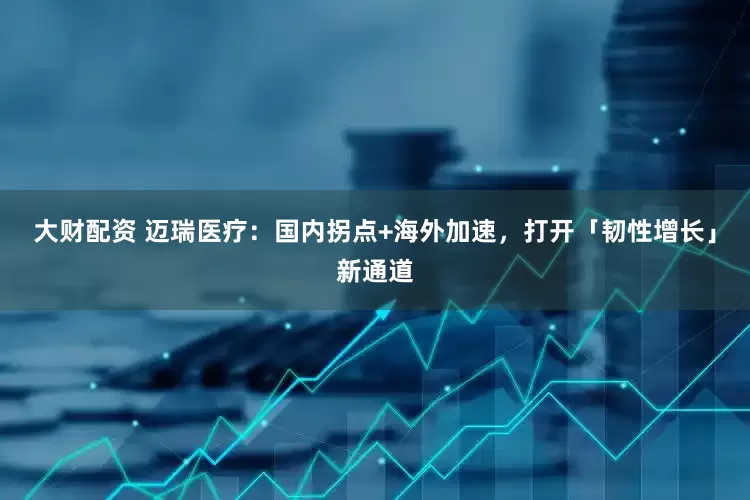 大财配资 迈瑞医疗：国内拐点+海外加速，打开「韧性增长」新通道